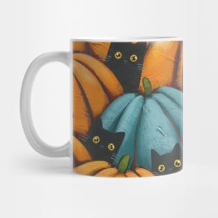 More Black Cats In The Pumpkin Patch Mug